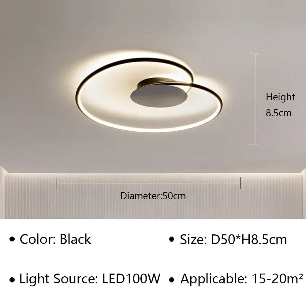 Plafonnier LED Moderne pour Salon, Salle à Manger et Chambre | Marco Lucetti