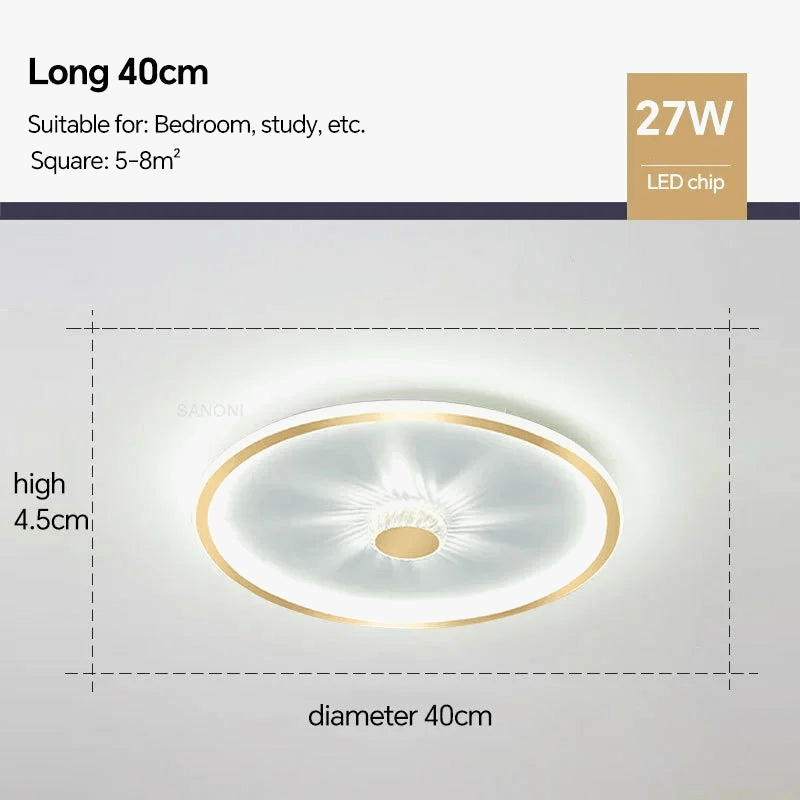 Plafonnier LED moderne pour un intérieur décoratif de maison | Marco Lucetti