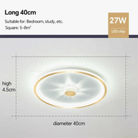 Plafonnier LED moderne pour un intérieur décoratif de maison | Marco Lucetti