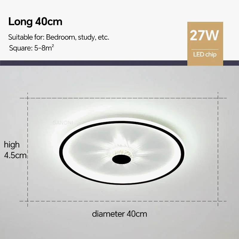 Plafonnier LED moderne pour un intérieur décoratif de maison | Marco Lucetti