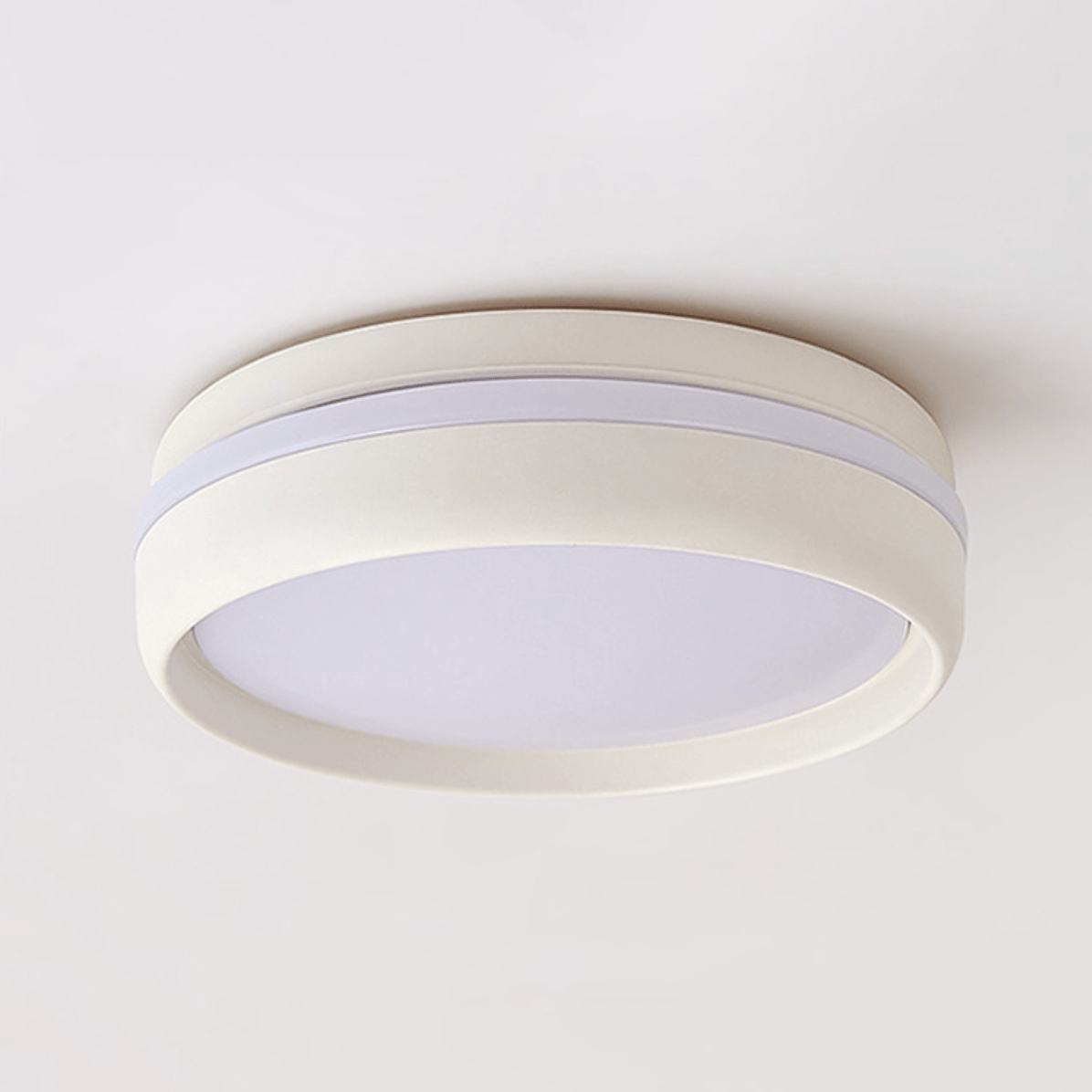 Plafonnier LED moderne rond Mibarri | Marco Lucetti Blanc / Chaude