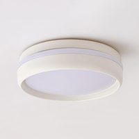 Plafonnier LED moderne rond Mibarri | Marco Lucetti Blanc / Chaude