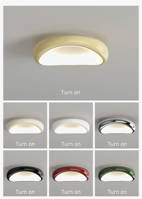 Plafonnier LED moderne rond pour éclairage domestique à montage en surface