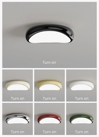 Plafonnier LED moderne rond pour éclairage domestique à montage en surface
