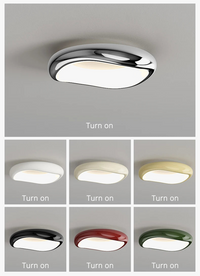 Plafonnier LED moderne rond pour éclairage domestique à montage en surface