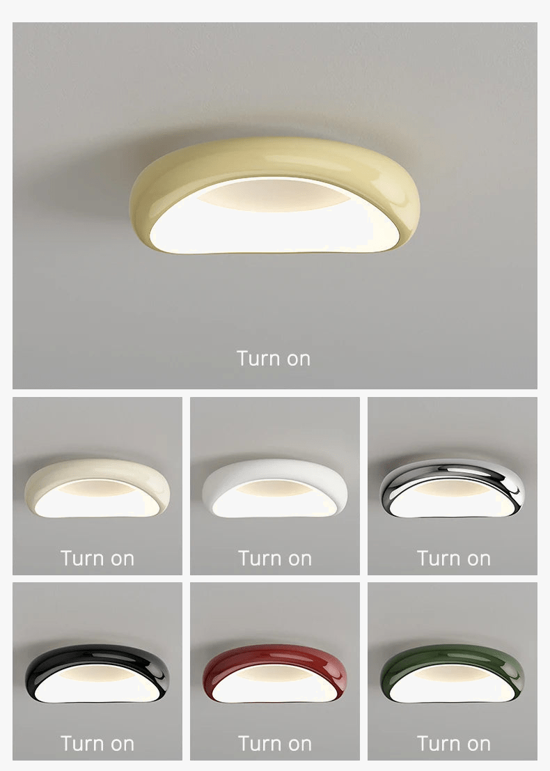 Plafonnier LED moderne rond pour éclairage domestique à montage en surface | Marco Lucetti