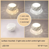 Plafonnier LED moderne - SimpliLED 5W 12W | Marco Lucetti Surface 16 cm 3C