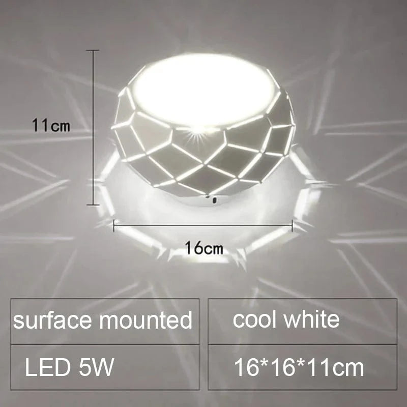 Plafonnier LED moderne - SimpliLED 5W 12W | Marco Lucetti Surface 16 cm fraîche