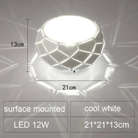 Plafonnier LED moderne - SimpliLED 5W 12W | Marco Lucetti Surface 21 cm fraîche