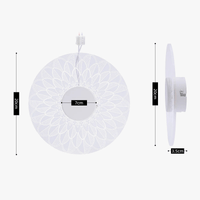 Plafonnier LED Moderne Ultra-mince pour Salon, Porche, Balcon, Couloir et Allée - Lustre Acrylique Brillant | Marco Lucetti