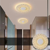 Plafonnier LED Moderne Ultra-mince pour Salon, Porche, Balcon, Couloir et Allée - Lustre Acrylique Brillant | Marco Lucetti