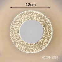 Plafonnier LED Moderne Ultra-mince pour Salon, Porche, Balcon, Couloir et Allée - Lustre Acrylique Brillant | Marco Lucetti Modèle B / Blanc chaud