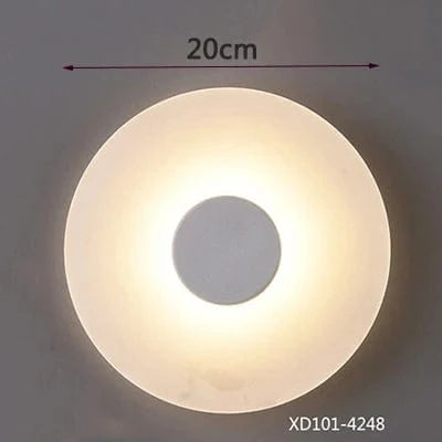 Plafonnier LED Moderne Ultra-mince pour Salon, Porche, Balcon, Couloir et Allée - Lustre Acrylique Brillant | Marco Lucetti Style H / Blanc chaud