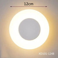 Plafonnier LED Moderne Ultra-mince pour Salon, Porche, Balcon, Couloir et Allée - Lustre Acrylique Brillant | Marco Lucetti StyleE / Blanc chaud