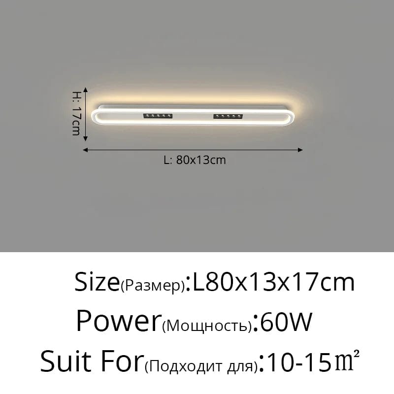 Plafonnier LED Montage en Surface pour Salon et Chambre | Marco Lucetti