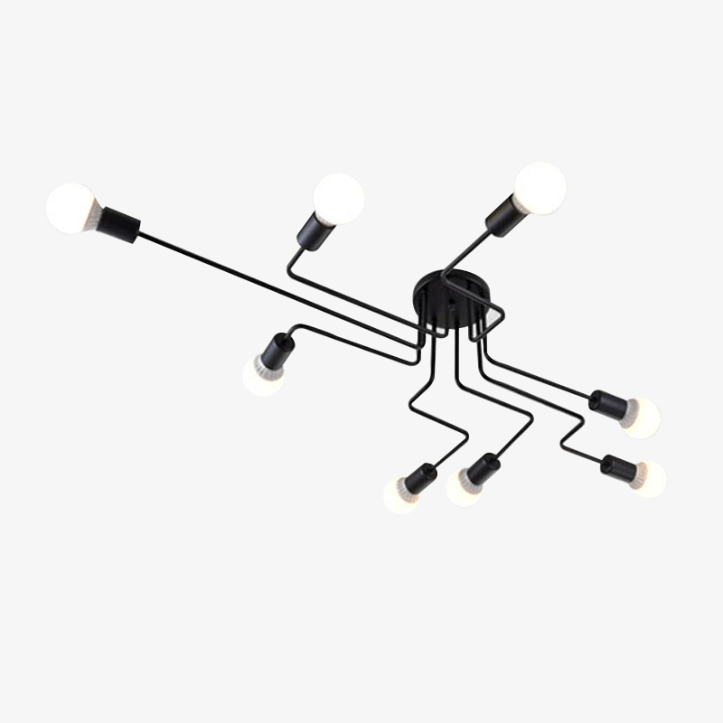 Plafonnier LED Multi-Bras | Marco Lucetti 8 lampes