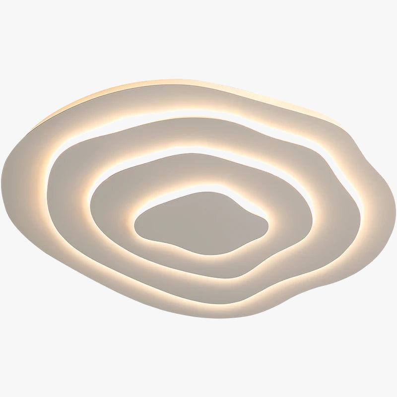 Plafonnier LED Blanc Multicouches Moderniste