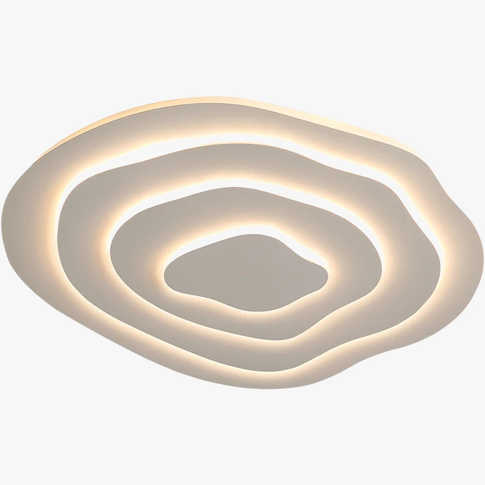 Plafonnier LED Blanc Multicouches Moderniste