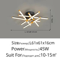 Plafonnier LED Multifonction | Marco Lucetti B 61 cm