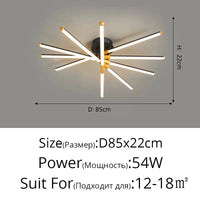 Plafonnier LED Multifonction | Marco Lucetti C 85 cm