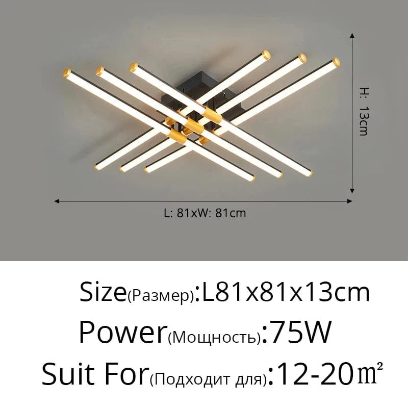 Plafonnier LED Multifonction | Marco Lucetti Un 81cm