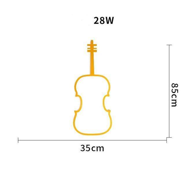 Plafonnier LED Music Notes pour Enfant | Marco Lucetti