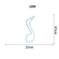 Plafonnier LED Music Notes pour Enfant | Marco Lucetti Bleu