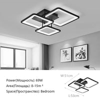 Plafonnier LED noir - Éclairage de plafond moderne | Marco Lucetti