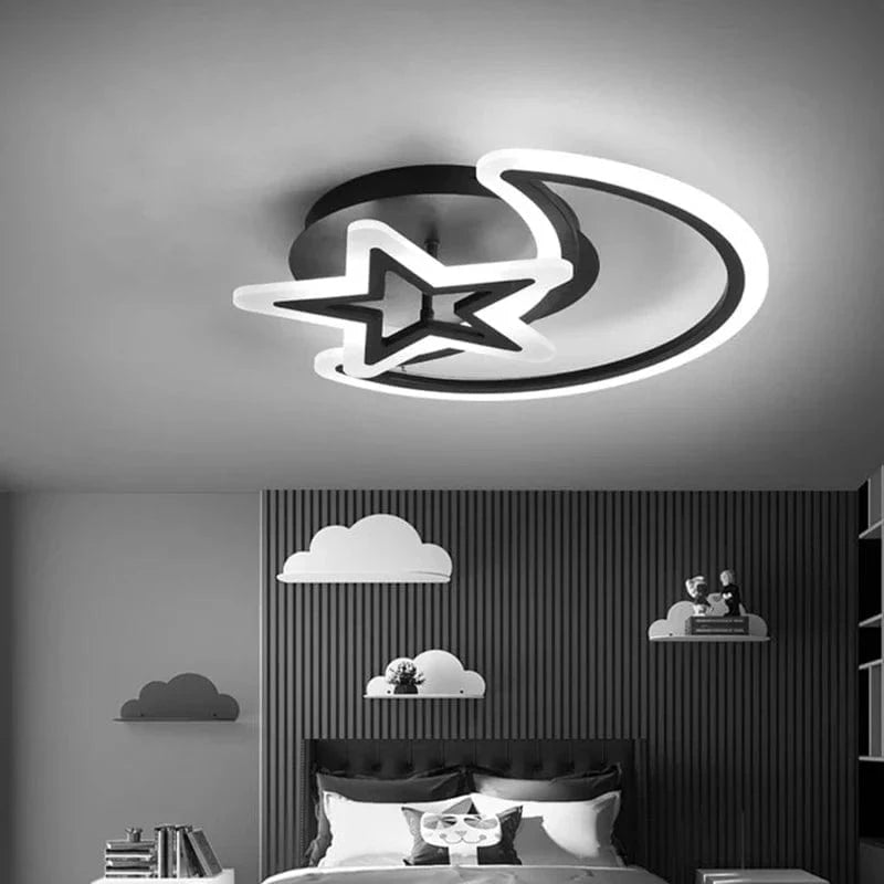 Plafonnier LED noir - Éclairage de plafond moderne | Marco Lucetti