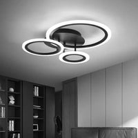 Plafonnier LED noir - Éclairage de plafond moderne | Marco Lucetti