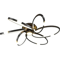 Plafonnier LED Noir Maison Glow | Marco Lucetti