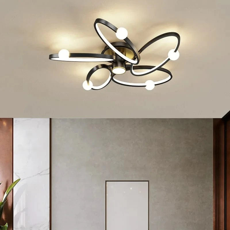 Plafonnier LED Noir Maison Glow | Marco Lucetti