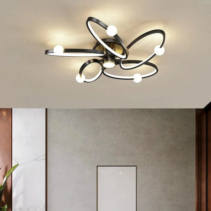 Plafonnier LED Noir Maison Glow | Marco Lucetti