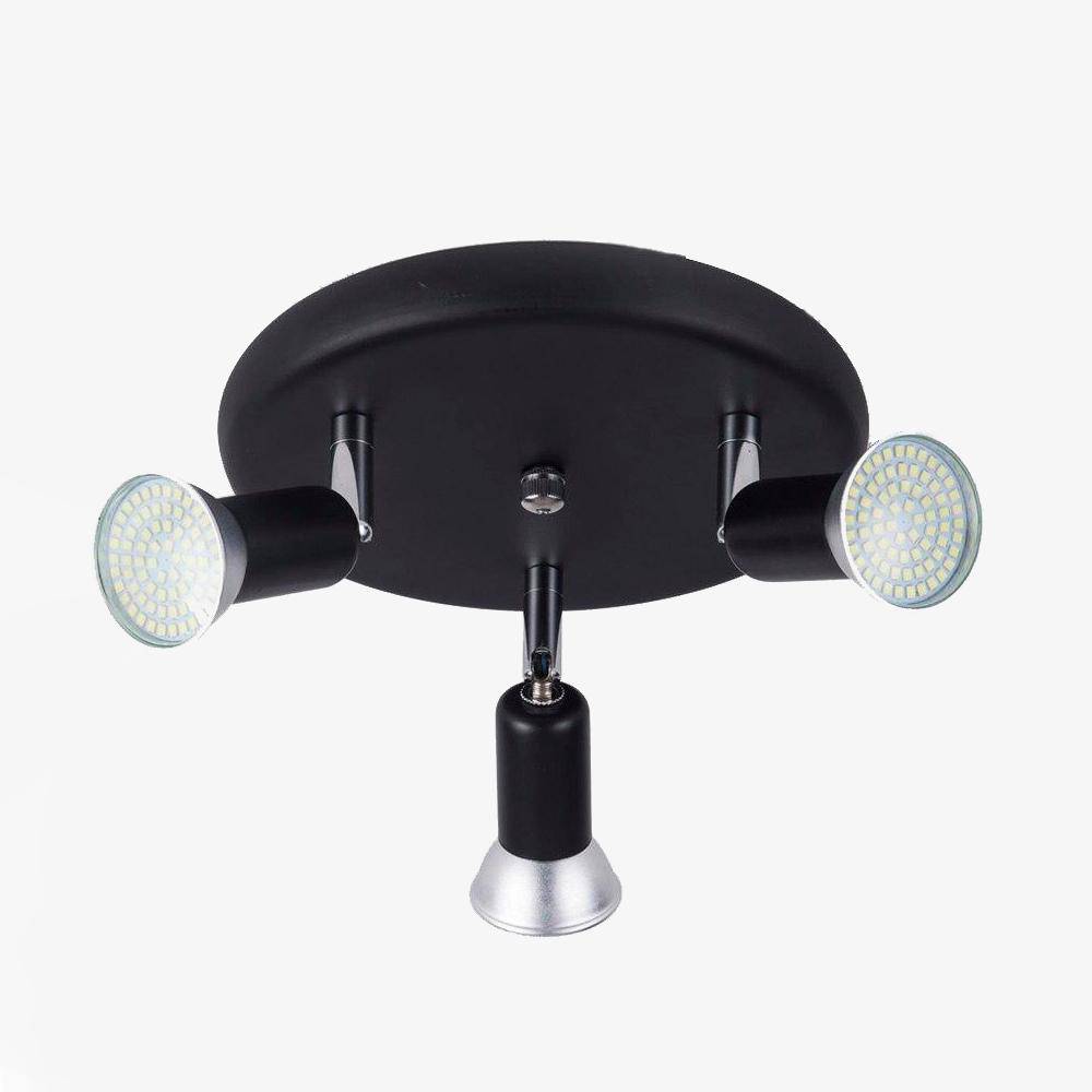 Plafonnier LED noir Modern Spot | Marco Lucetti Noir