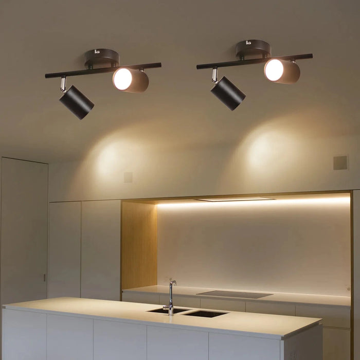 Plafonnier LED Noir Moderne | Marco Lucetti