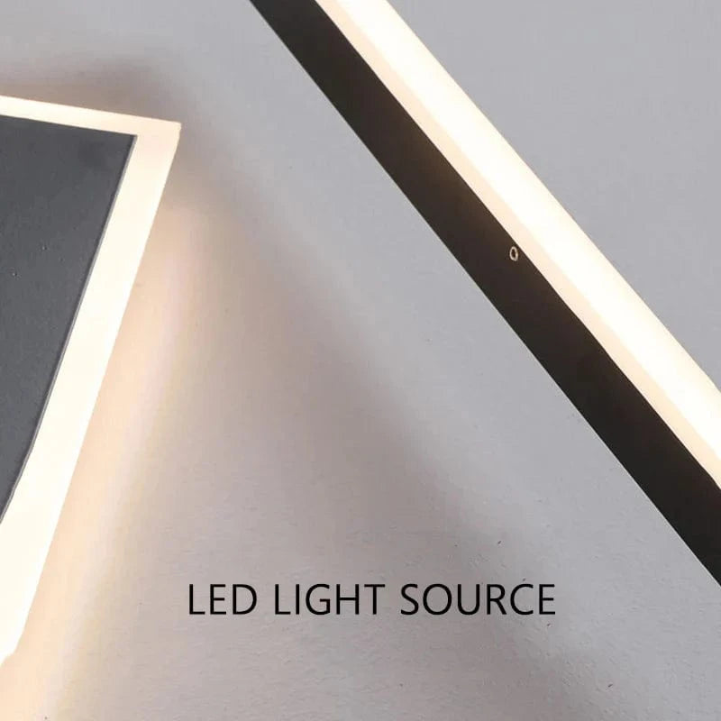 Plafonnier LED noir moderne pour chambre, bureau et salon | Marco Lucetti