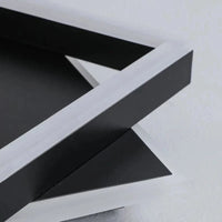 Plafonnier LED noir moderne pour chambre, bureau et salon | Marco Lucetti