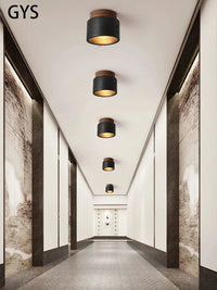 Plafonnier LED Noir Pierre - LuxLum | Marco Lucetti