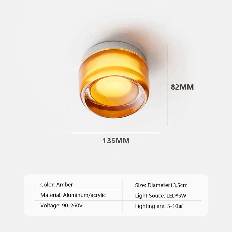 Plafonnier LED Nordglass Minimalistique | Marco Lucetti