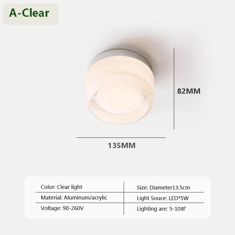 Plafonnier LED Nordglass Minimalistique | Marco Lucetti A blanc