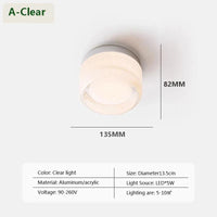 Plafonnier LED Nordglass Minimalistique | Marco Lucetti A blanc