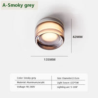 Plafonnier LED Nordglass Minimalistique | Marco Lucetti A-Gris