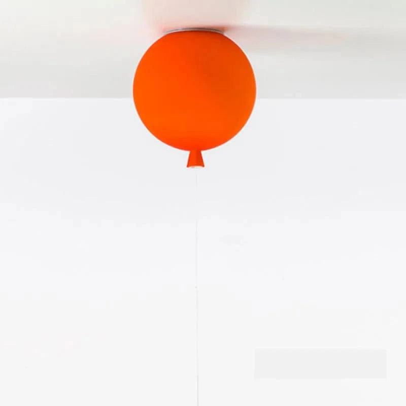 Plafonnier LED Nordic Ball pour Enfants | Marco Lucetti Orange givrée / D20CM