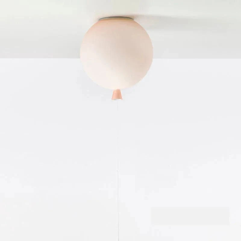 Plafonnier LED Nordic Ball pour Enfants | Marco Lucetti Rose givré / D30CM