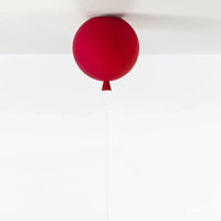 Plafonnier LED Nordic Ball pour Enfants | Marco Lucetti Rouge givré / D30CM