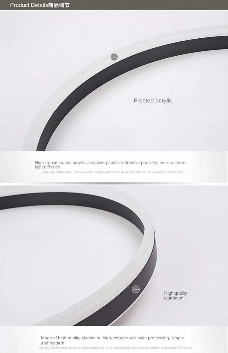 Plafonnier LED Nordic Chic Ultra-Fin - Décor Moderne | Marco Lucetti