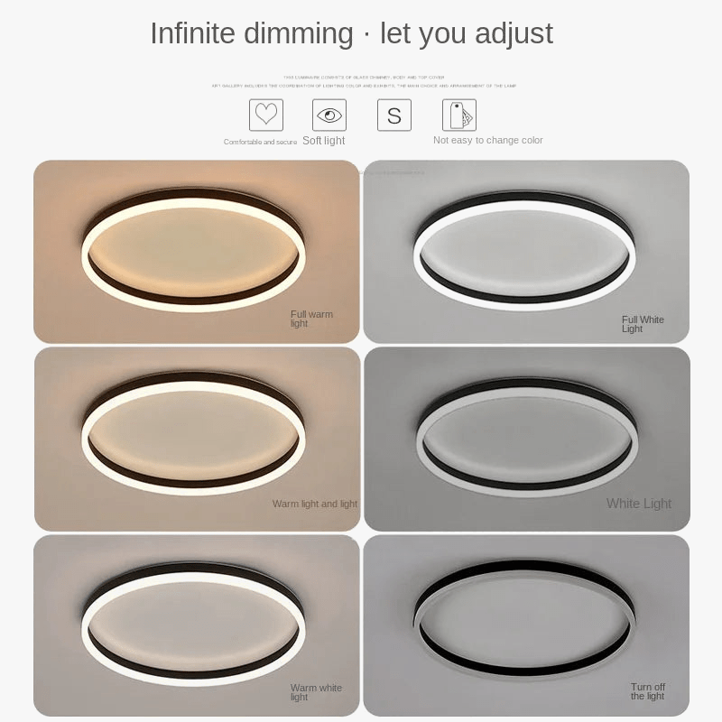 Plafonnier LED Nordic Chic Ultra-Fin - Décor Moderne | Marco Lucetti