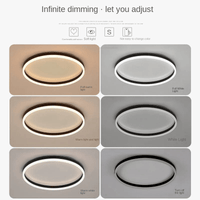 Plafonnier LED Nordic Chic Ultra-Fin - Décor Moderne | Marco Lucetti