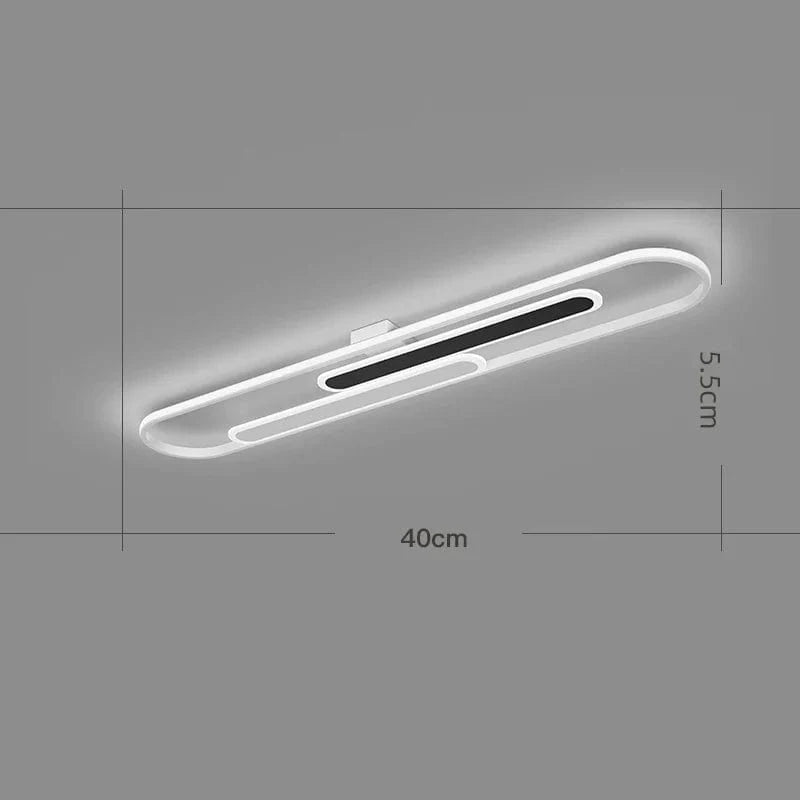 Plafonnier LED Nordic Déco | Marco Lucetti Le style noir / Gradation continue