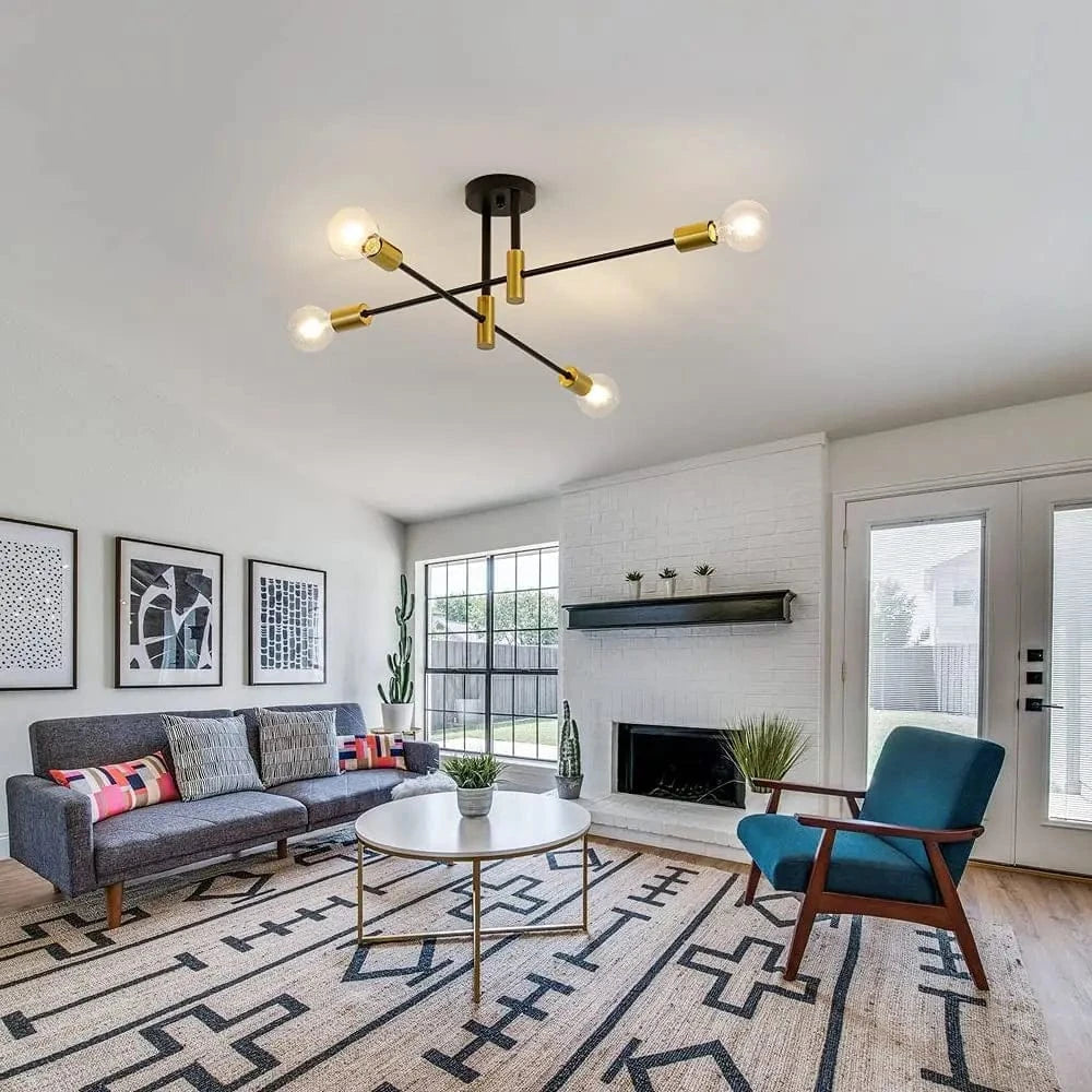 Plafonnier LED Nordica Doré Antique | Marco Lucetti